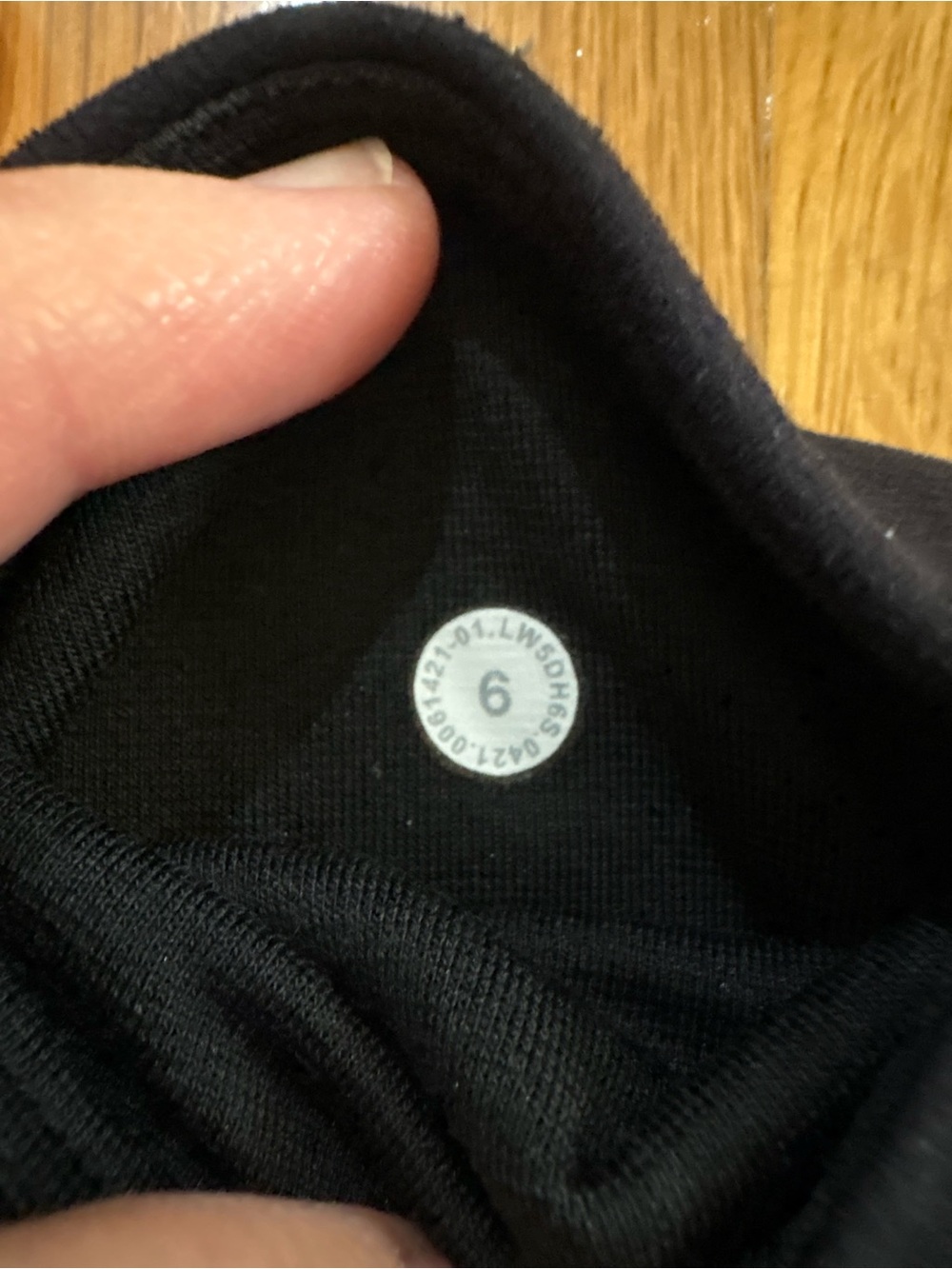 Lululemon Black High Rise Joggers Size 6 Pockets Athletic Athleisure - Picture 3 of 7